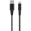 XQISIT Charge & Sync microUSB to USB A 200cm - Zwart