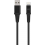 XQISIT Extra Strong Braided Lightning to USB A 2.0 200cm - Black