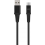 XQISIT Cotton braided micro USB to USB-A 2.0 200cm - Noir