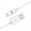 XQISIT Charge & Sync micro USB to USB-A 2.0 100cm - Blanc