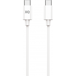 XQISIT Charge & Sync USB-C to USB-C 2.0 100cm - White