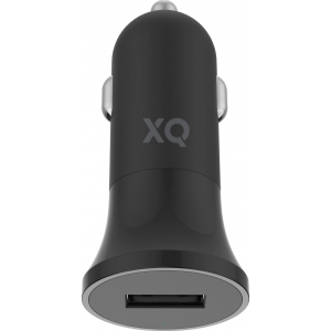 XQISIT Car Charger 2.4A Single USB-A - Black