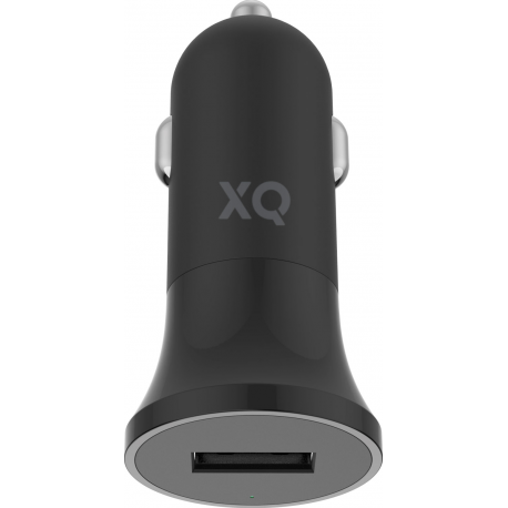 XQISIT Car Charger 2.4A Single USB-A - Black