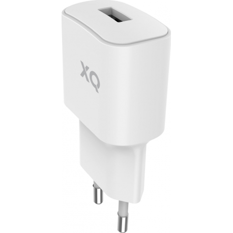 XQISIT Travel Charger 2.4A Single USB A - Blanc