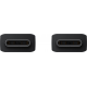Samsung super fast charging cable USB-C to USB-C (1.8m) - 45W (5A) - black