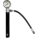 U.P. PORTABLE MANUAL AIR PUMP WITH GAUGE