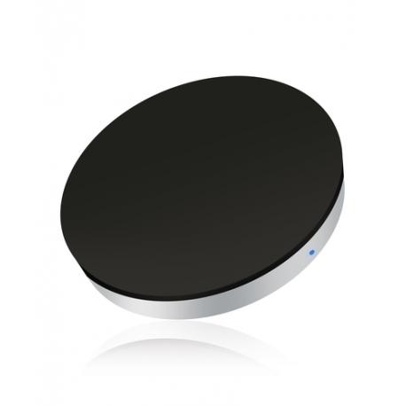 ZENS single mini Qi wireless charger with induction - black