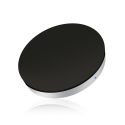 ZENS single mini Qi wireless charger with induction - black