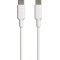 muvit for change cable usb c/usb c 1.2m blanc