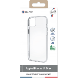 Muvit Made In France Backcover - transparent - for iPhone 14 Plus