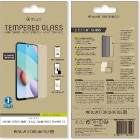 Muvit tempered glass - Xiaomi Redmi Note 11 4G/11s 4G/POCO M4 PRO 4G