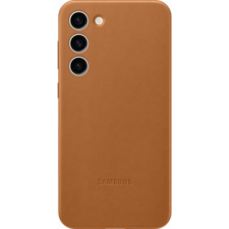 Samsung Leather Cover - Camel - for Samsung Galaxy S23+