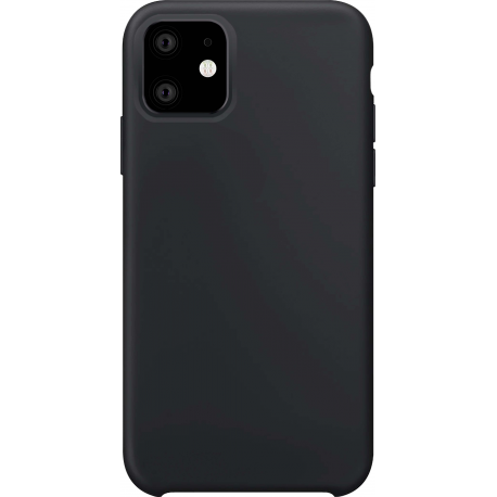 XQISIT Silicone case - noir - pour Apple iPhone 11