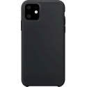 XQISIT Silicone case - noir - pour Apple iPhone 11