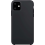 XQISIT Silicone case - black - for Apple iPhone 11