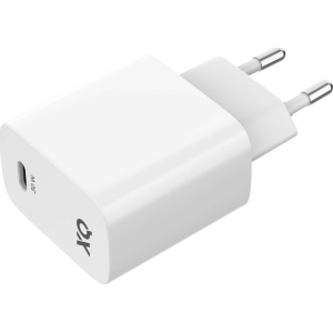 XQISIT Travel Charger PD 30W Single USB-C PD - Blanc