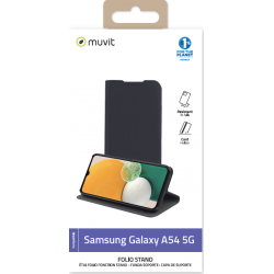 Muvit recycletek folio stand - black - for Samsung Galaxy A54 5G