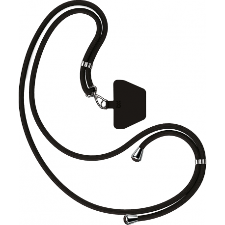 XQISIT - Universal cord strap - Black