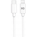 XQISIT Charge & Sync Lightning to USB C 100cm - Blanc