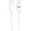 XQISIT Charge & Sync Lightning to USB C 100cm - White
