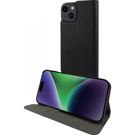 Muvit For Change Recycletek Folio Stand - black - for iPhone 15