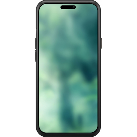 XQISIT Silicone case - noir - pour Apple iPhone 15 Pro