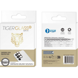 Muvit Tiger Glass Plus Camera Lens - Transparant - voor S23/S23 Plus