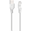 muvit cable usb a/lightning mfi 1.2m - white