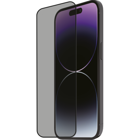 Muvit Tiger Glass Plus Recycled Privacy tempered glass - voor iPhone 15 Pro Max