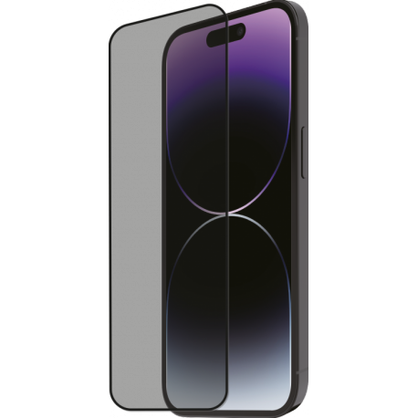 Muvit Tiger Glass Plus Recycled Privacy tempered glass - voor iPhone 15 Pro