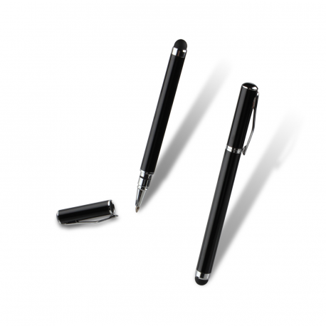 Muvit stylus pen with ballpoint pen - black