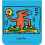 Samsung Z Flip5 FlipSuit Case Card (Keith Haring images: DJ) - Capri Blue