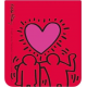 Samsung Z Flip5 FlipSuit Case Card (Keith Haring images: Hearth) - Dark Red