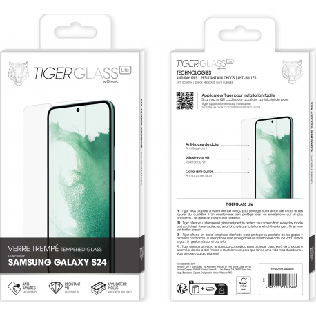 Muvit Tiger Glass Lite Tempered Glass - for Samsung Galaxy S24