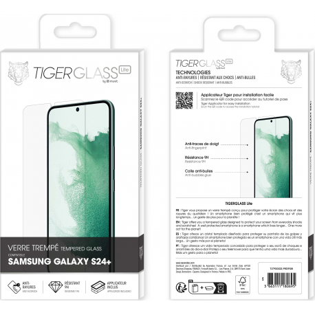 Muvit Tiger Glass Lite Tempered Glass - for Samsung Galaxy S24+