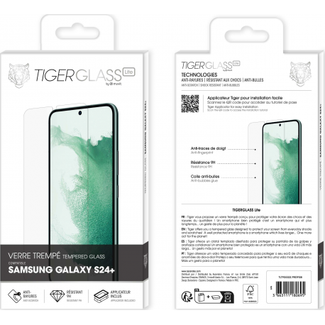 Muvit Tiger Glass Lite Tempered Glass - voor Samsung Galaxy S24+
