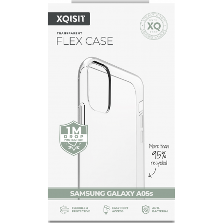 XQISIT Flex Case - transparant - voor Samsung Galaxy A05s