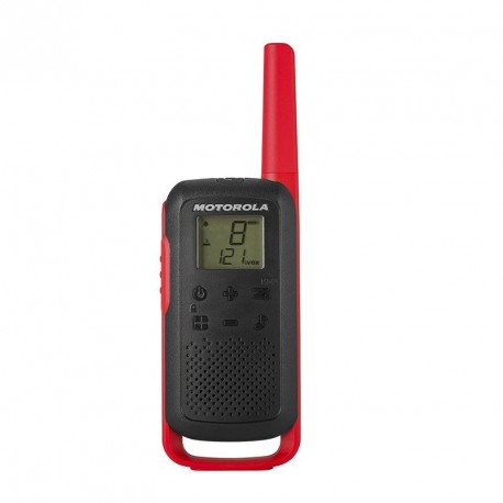 Motorola Talkie-Walkie TLKR T62 16 Kanalen 12500 MHz Zwart, Rood