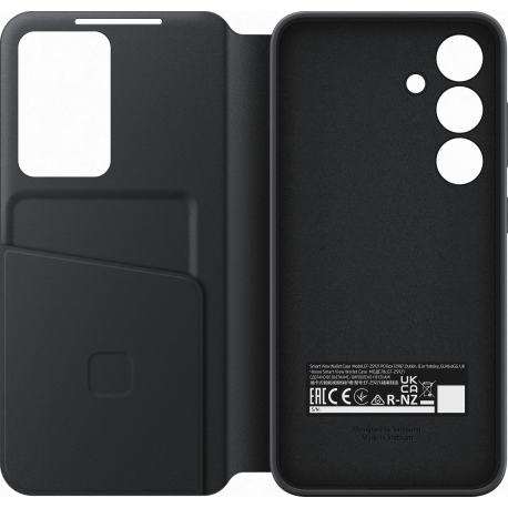Samsung Smart View Wallet Case - Noir - pour Samsung Galaxy S24
