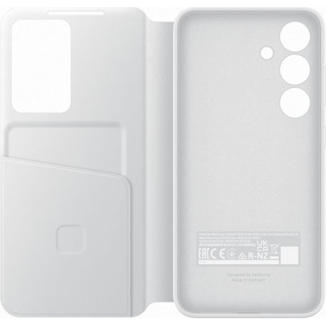 Samsung Smart View Wallet Case - Blanc - pour Samsung Galaxy S24