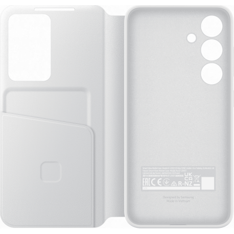 Samsung Smart View Wallet Case - White - for Samsung Galaxy S24
