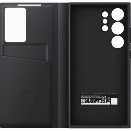 Samsung Smart View Wallet Case - Zwart - voor Samsung Galaxy S24 Ultra