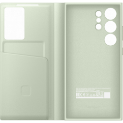 Samsung Smart View Wallet Case - Lichtgroen - voor Samsung Galaxy S24 Ultra