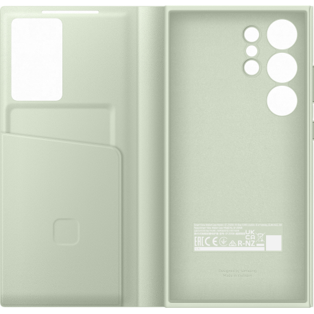 Samsung Smart View Wallet Case - Vert Clair - pour Samsung Galaxy S24 Ultra