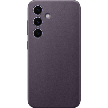 Samsung Vegan Leather Case - Donker violet - voor Samsung Galaxy S24