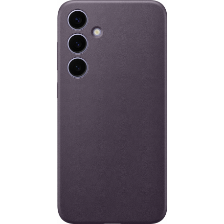 Samsung Vegan Leather Case - Dark Violet - for Samsung Galaxy S24+
