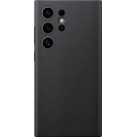 Samsung Vegan Leather Case - Noir - pour Samsung Galaxy S24 Ultra
