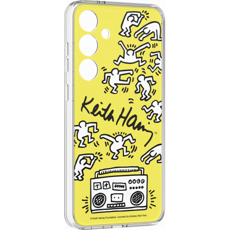 Samsung Flipsuit Case Card (Keith Har. Dance) - Geel - voor Samsung Galaxy S24+
