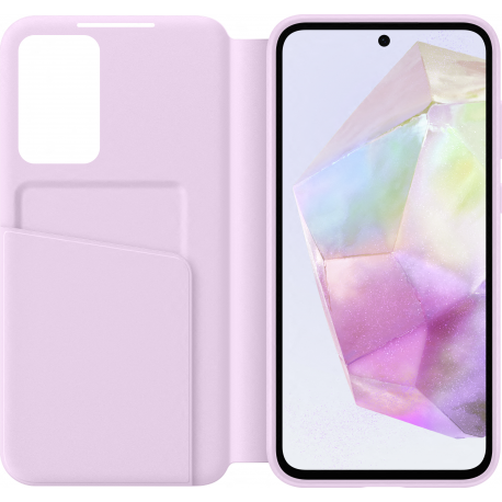 Samsung Smart View Wallet Cover - Lavendel - voor Samsung Galaxy A35