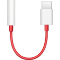 OnePlus USB-C naar 3.5mm jack Adapter - Rood